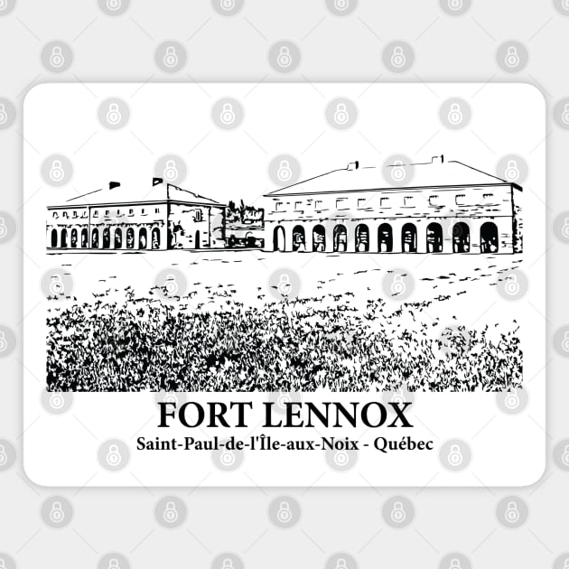 Fort Lennox - Saint-Paul-de-l'Île-aux-Noix QC Magnet by Lakeric